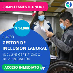 publicidad Curso gestor de inclusion laboral