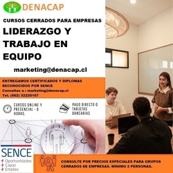 publicidad LIDERAZGO Y TRABAJO EN EQUIPO