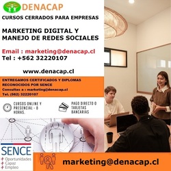 publicidad Curso de Marketing Digital y Redes Sociales