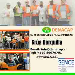 publicidad CURSO DE OPERACIÓN GRÚA HORQUILLA